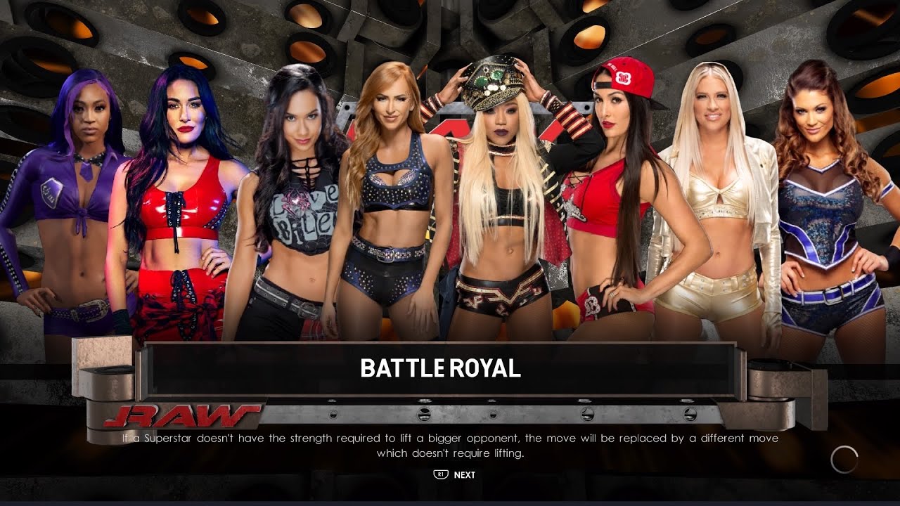WWE 2K22 8 Diva #1contender Battle Royal