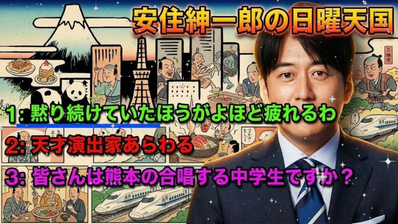 🤣【爆笑】安住アナがリスナーに困惑？「皆さんは熊本の合唱する中学生ですか？」謎のツッコミ炸裂｜日曜天国