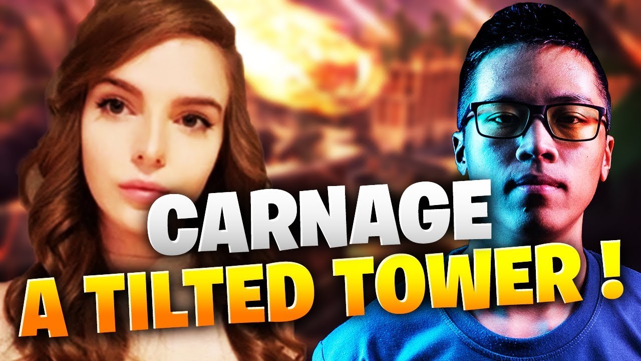 LOEYA ET KINSTAAR - CARNAGE A TILTED TOWER SUR FORTNITE