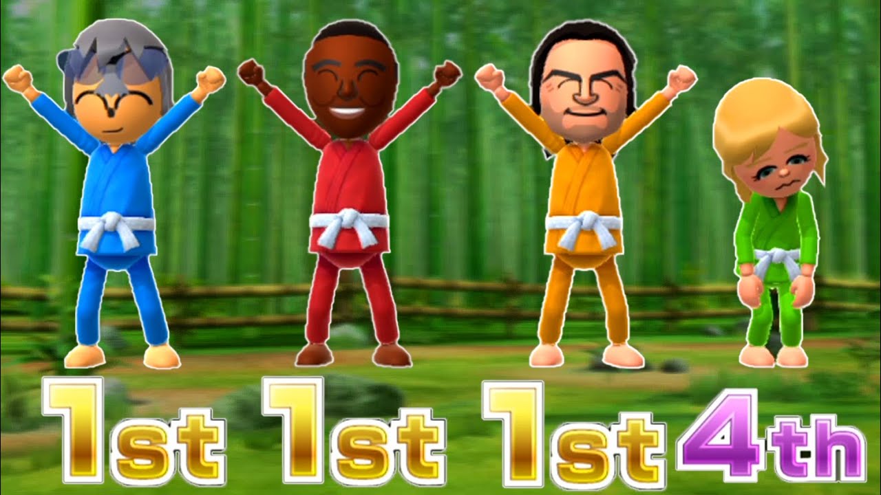 Wii Party U Minigames - Sonic Vs Jeff Vs Olga Vs John (Master CPU)