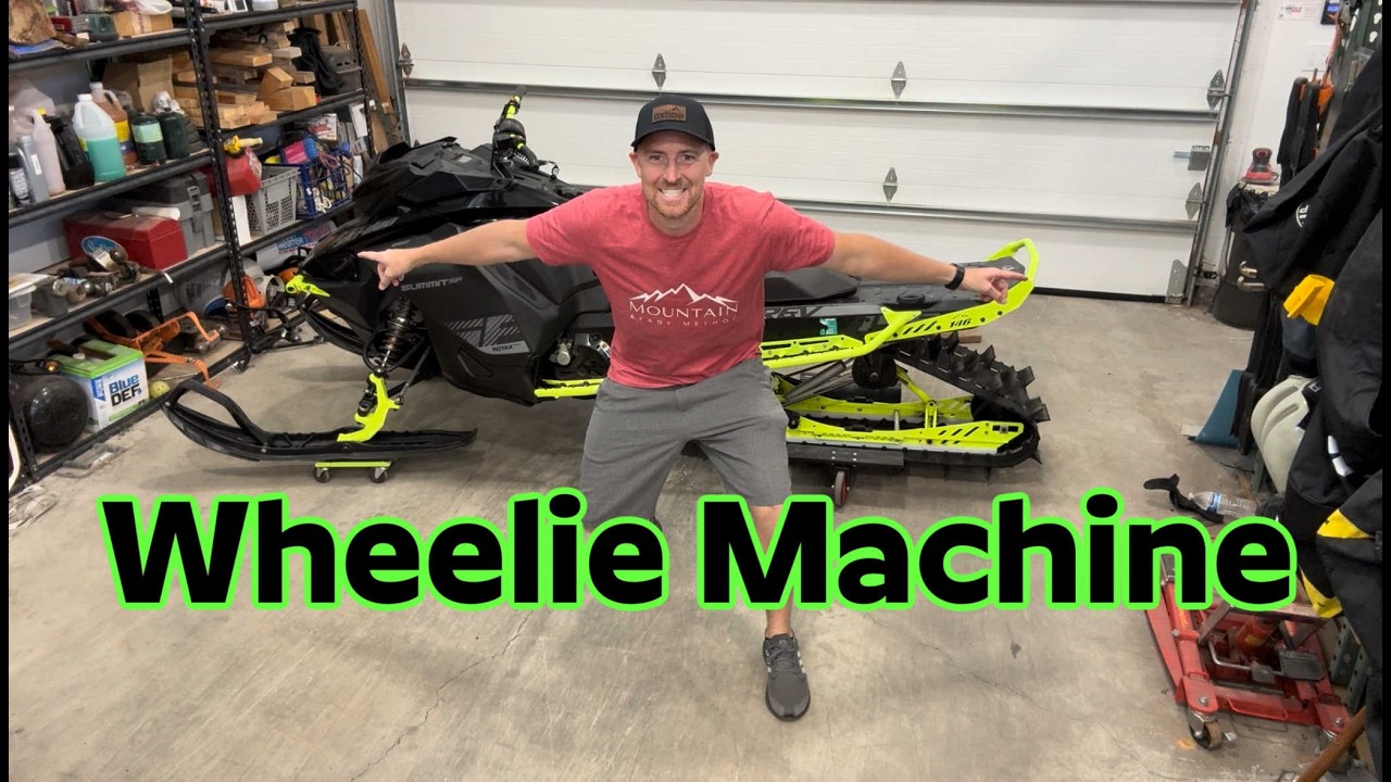 Building A Hop-Over Reentry And Bowtie Snowmobile Ski Tips To Snow Flaps On The Ski-Doo 146