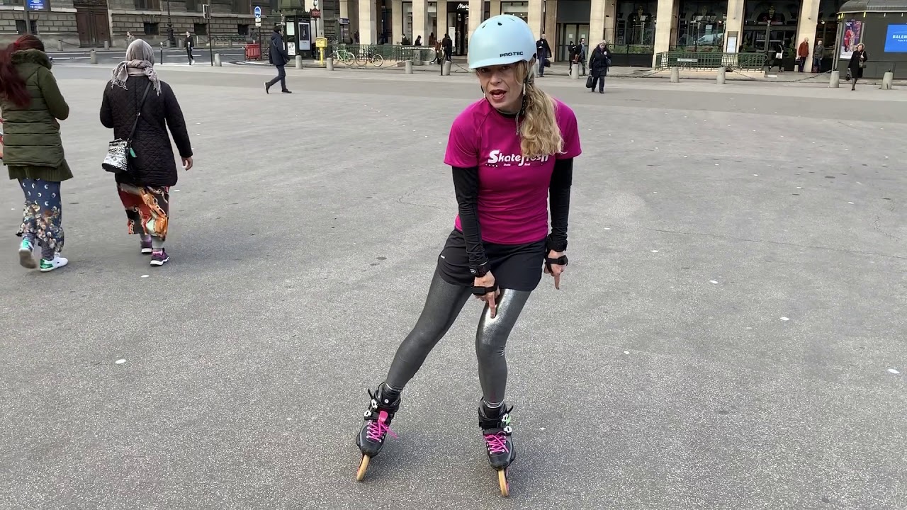 Como patinar com equilíbrio pra iniciantes em patins inline.