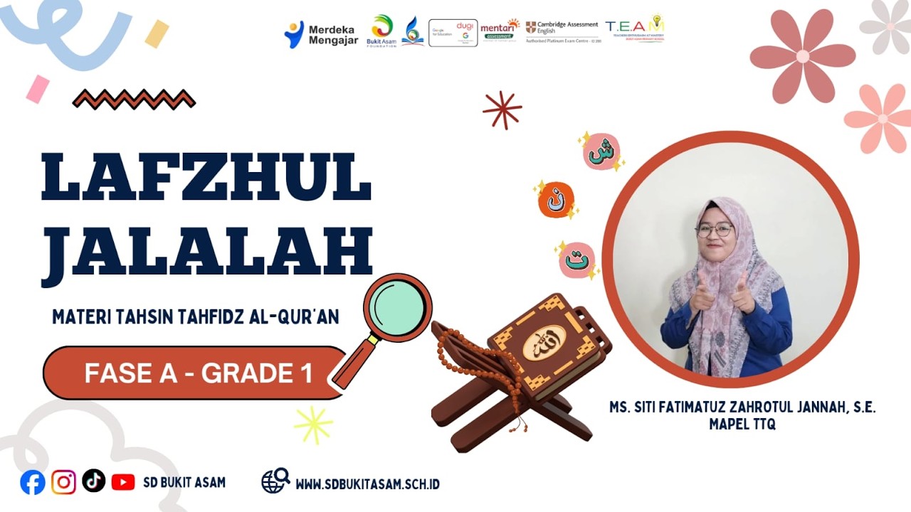 TTQ Grade 1 - Mengenal Lafzhul Jalalah - Oleh Ms. Zahroh