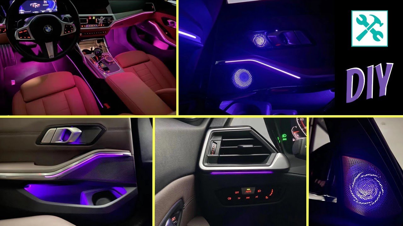 BMW | How To install AMBIENT led LIGHT? 🛠 💡 🚗