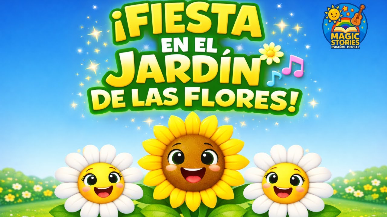 FIESTA EN EL JARDÍN DE LAS FLORES 🌼🎶 | CANCIÓN INFANTIL ALEGRE