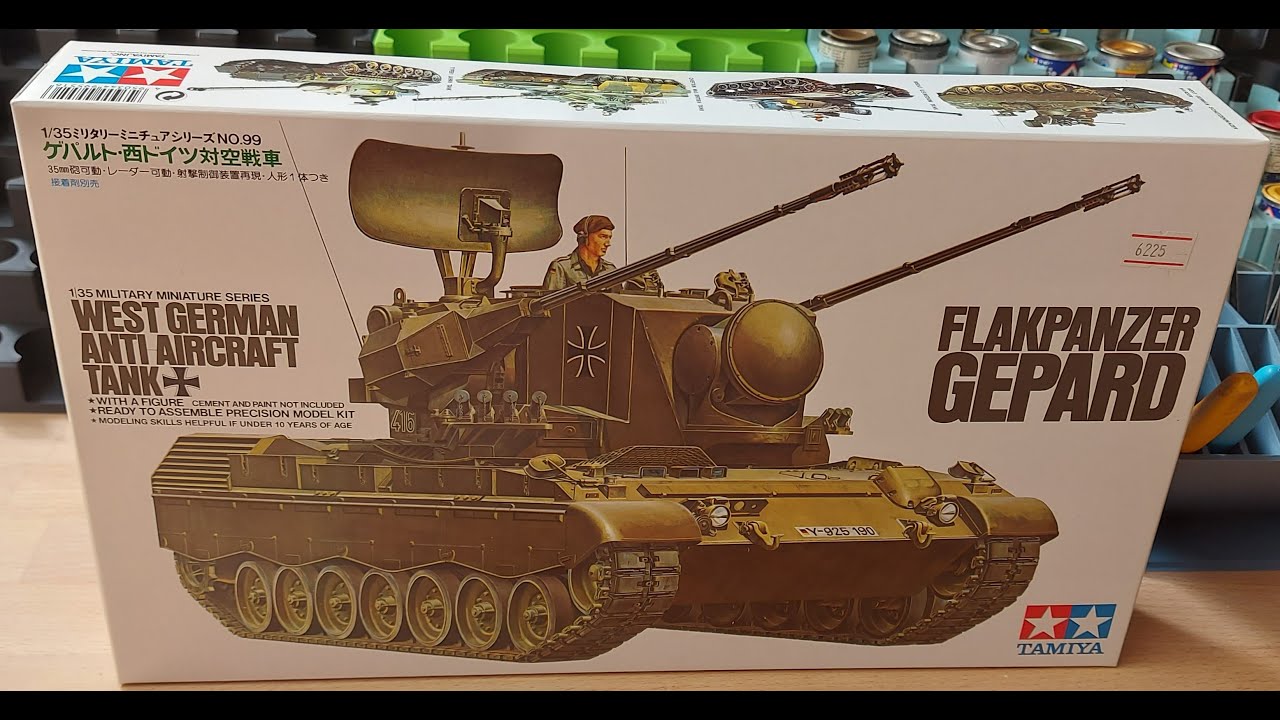 Tamiya 35099 Flakpanzer Gepard 1:35 Photo build