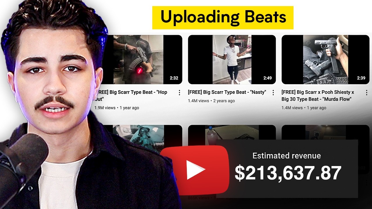 How To Make Money Posting Beats on YouTube (Full Blueprint)