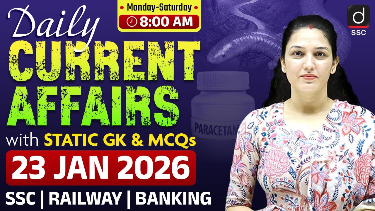 Current Affairs Today | 23 January 2026 Current Affairs | Daily Current Affairs by NAMU Mam