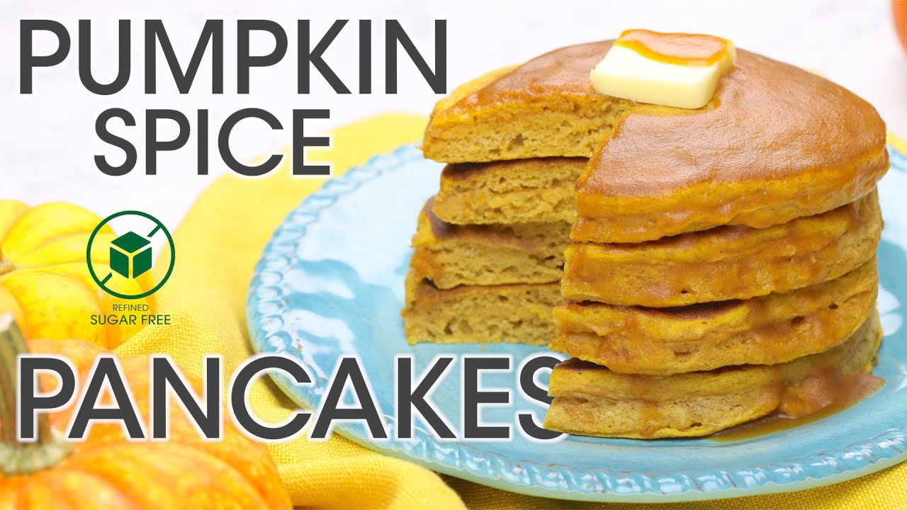 Fluffy Pumpkin Pancakes & Homemade Pumpkin Spice Syrup: Refined Sugar Free Recipe | How To Cuisine
