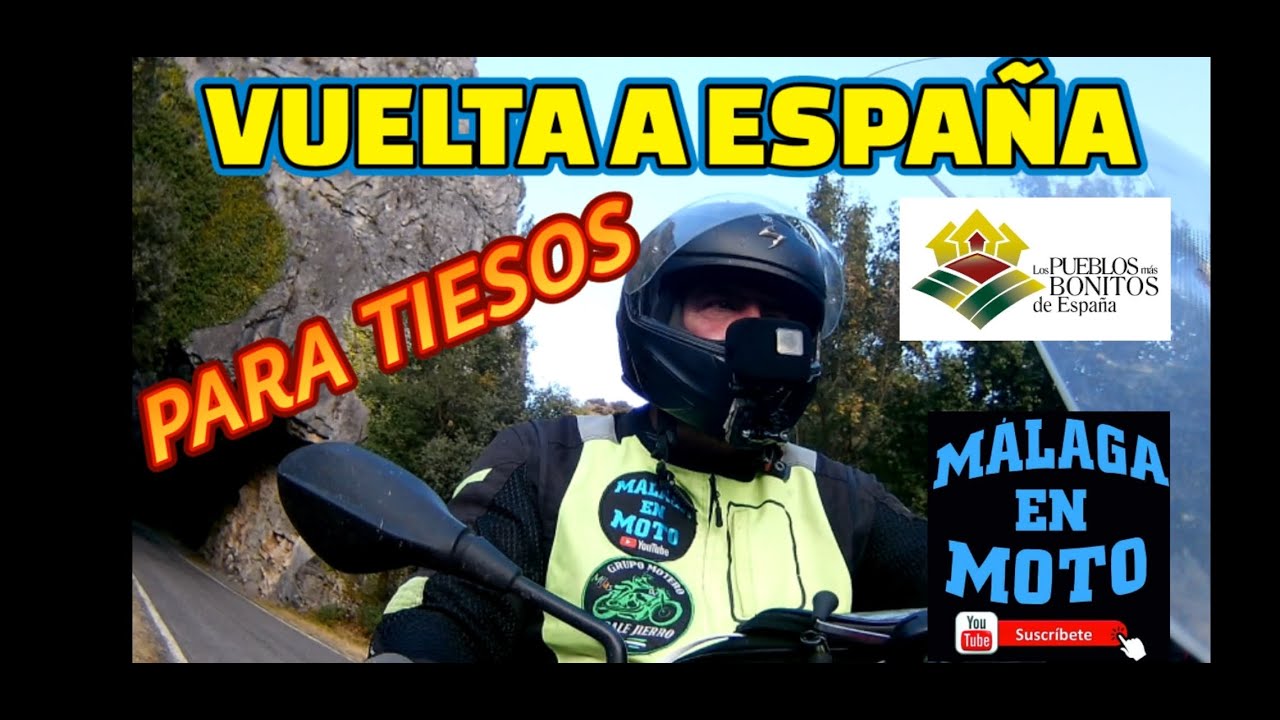 VUELTA A ESPAÑA EN MOTO PARA TIESOS  CON 450 EUROS