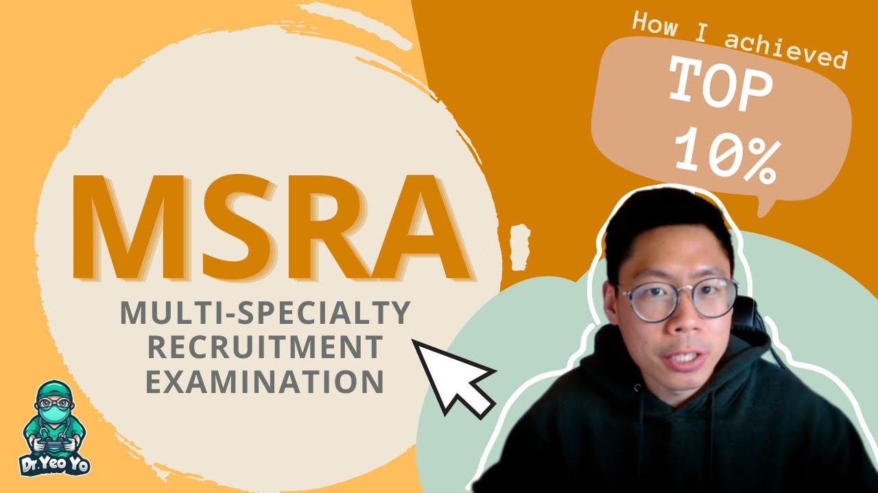 HOW TO SCORE WELL IN THE MSRA/Multi-Speciality Recruitment Examination!ALL YOU NEED TO KNOW IN 10MIN