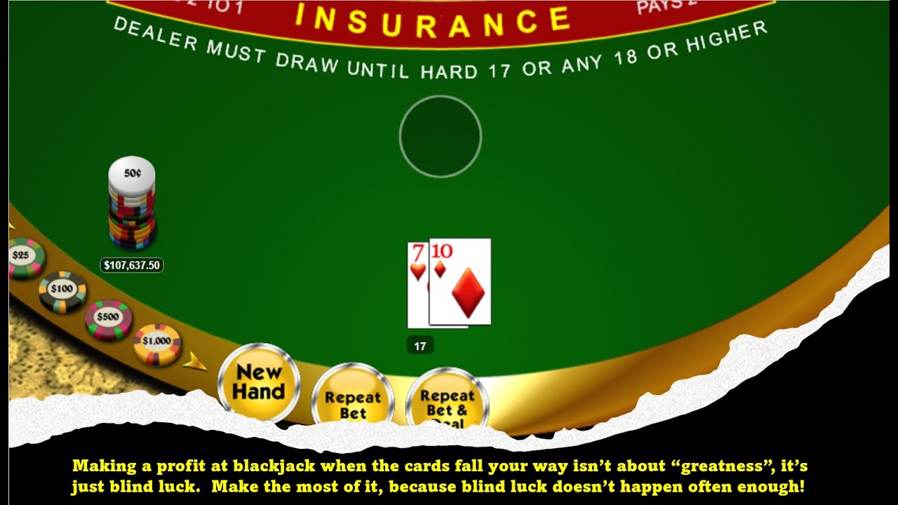 WINtelligent blackjack UP $7,637 in 21 mins after two player friendly shoes with minimal threats