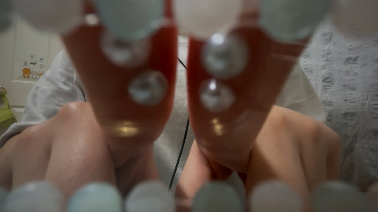 ASMR 비즈스티커 도로록 시각적 팅글 Beads stickers visual trigger