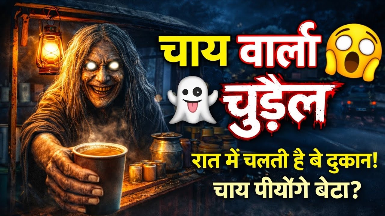 रात में चाय बेचती है ये चुड़ैल 😱 | Hindi Horror Story