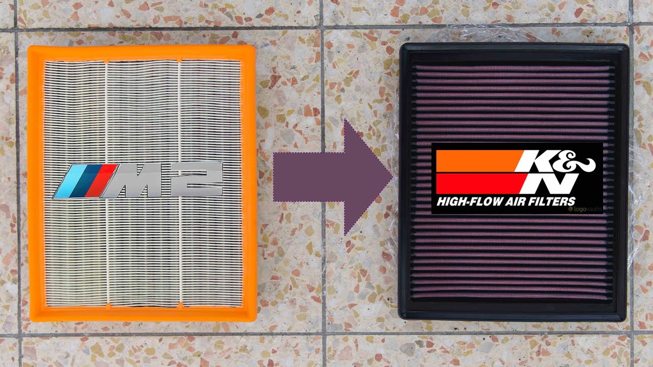 BMW M2 K&N Air Filter Sound Comparison