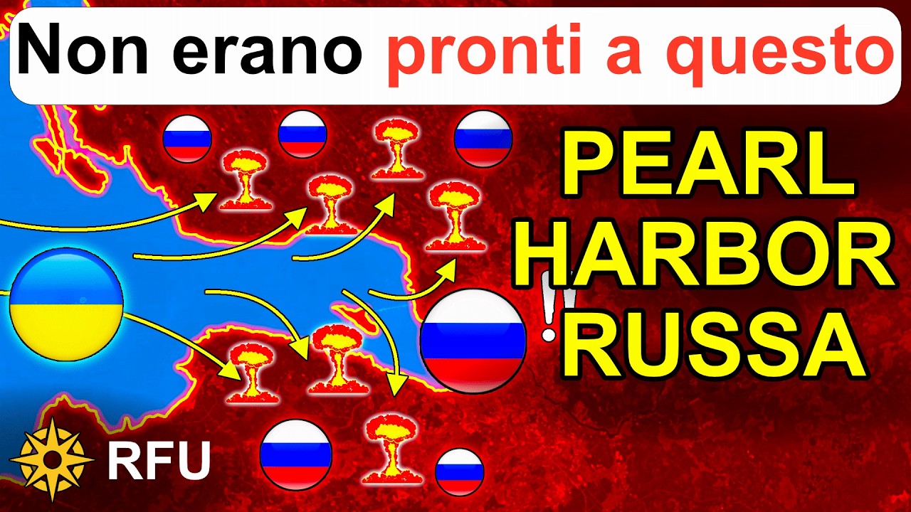 Ucraina Rade al Suolo 3 Porti Russi