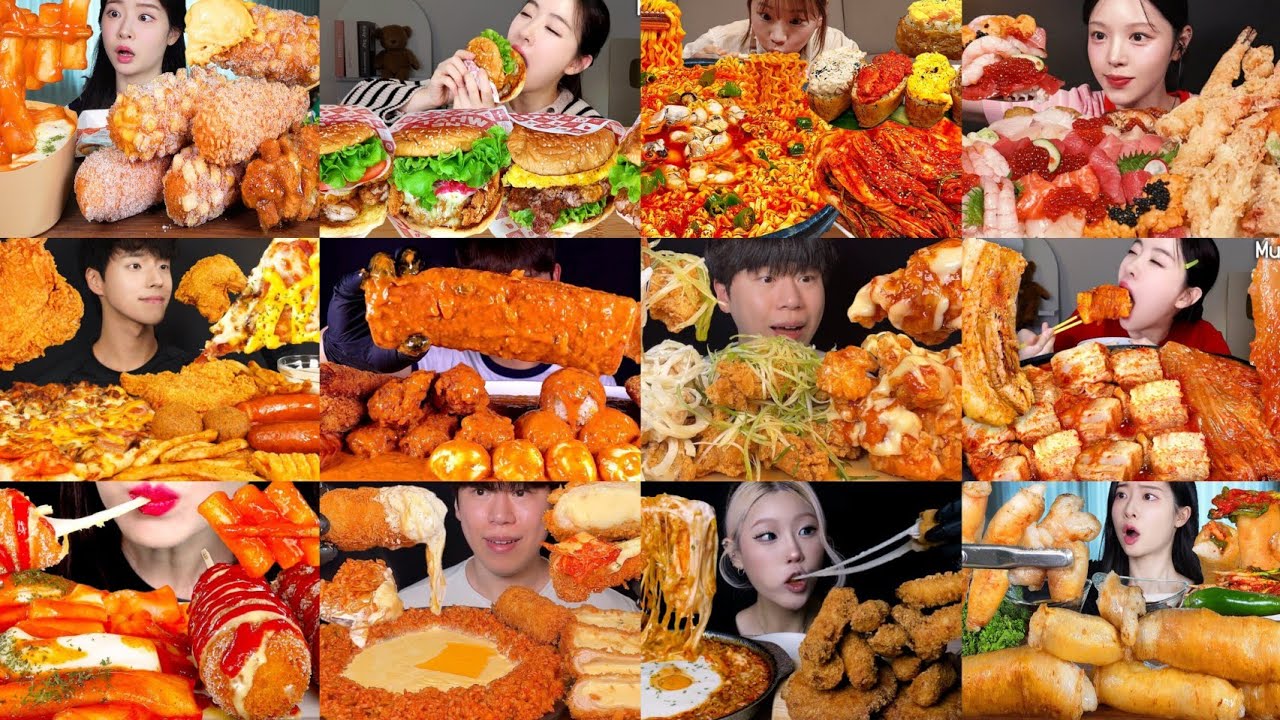 2× SPEED EATING SOUND | BEST KOREAN MUKBANG COMPILATION | 2 VIDÉO IN 1 KOREAN MUKBANG | FOOD EATING