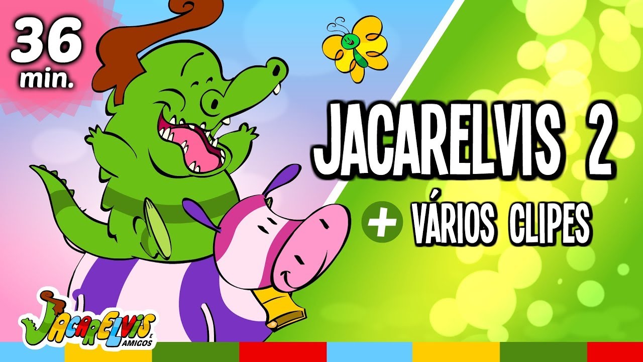 Música Infantil Animada Jacarelvis 2 + vários clipes!