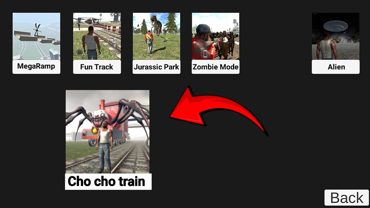 New mod cho cho train // INDAIN BIKE DRIVING 3D// 😱