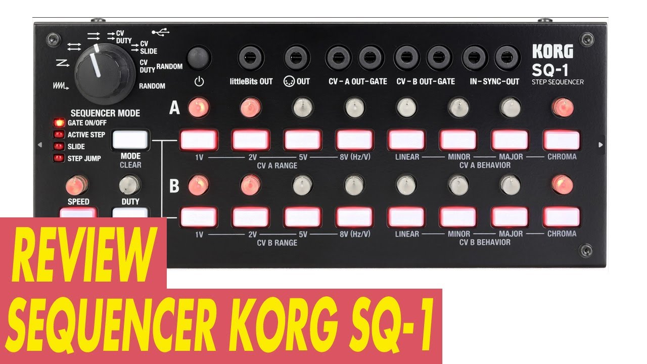 Review del secuenciador midi Korg SQ-1
