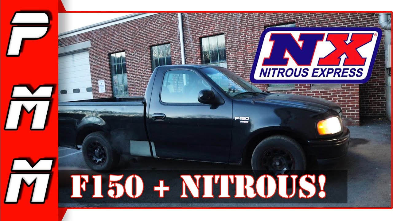 F150 gets sprayed with nitrous! How much faster is it?!