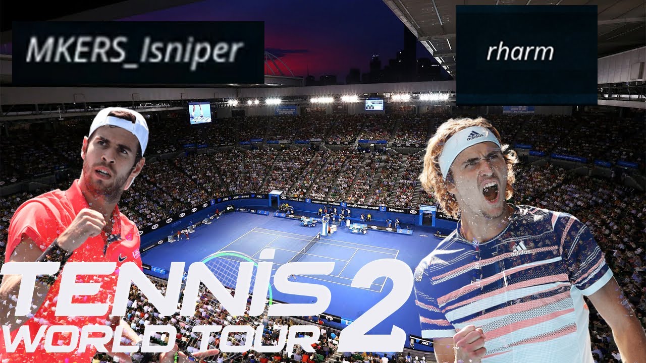 RG eSeries finalist (TWT 1 PRO) vs Top 2 TWT2 PC player - Tennis World Tour 2 ONLINE *HIGH LEVEL*
