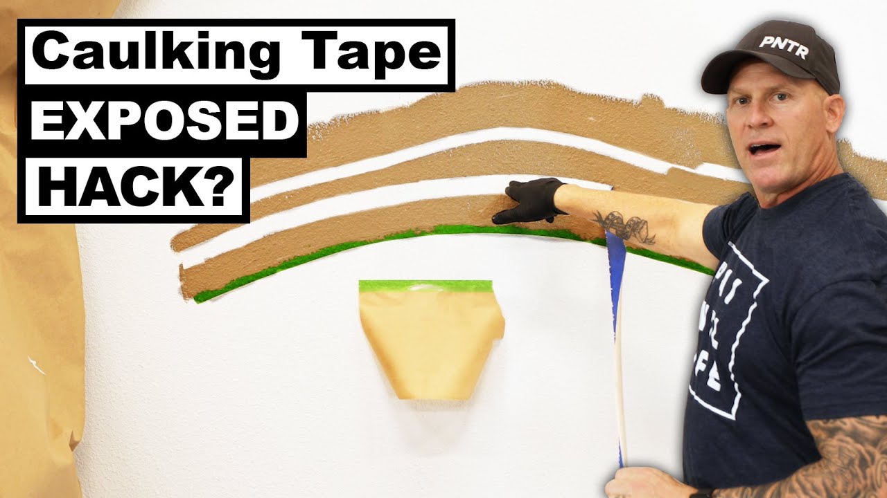 CAULKING Your Tape Actually Works!  FrogTape Tips.