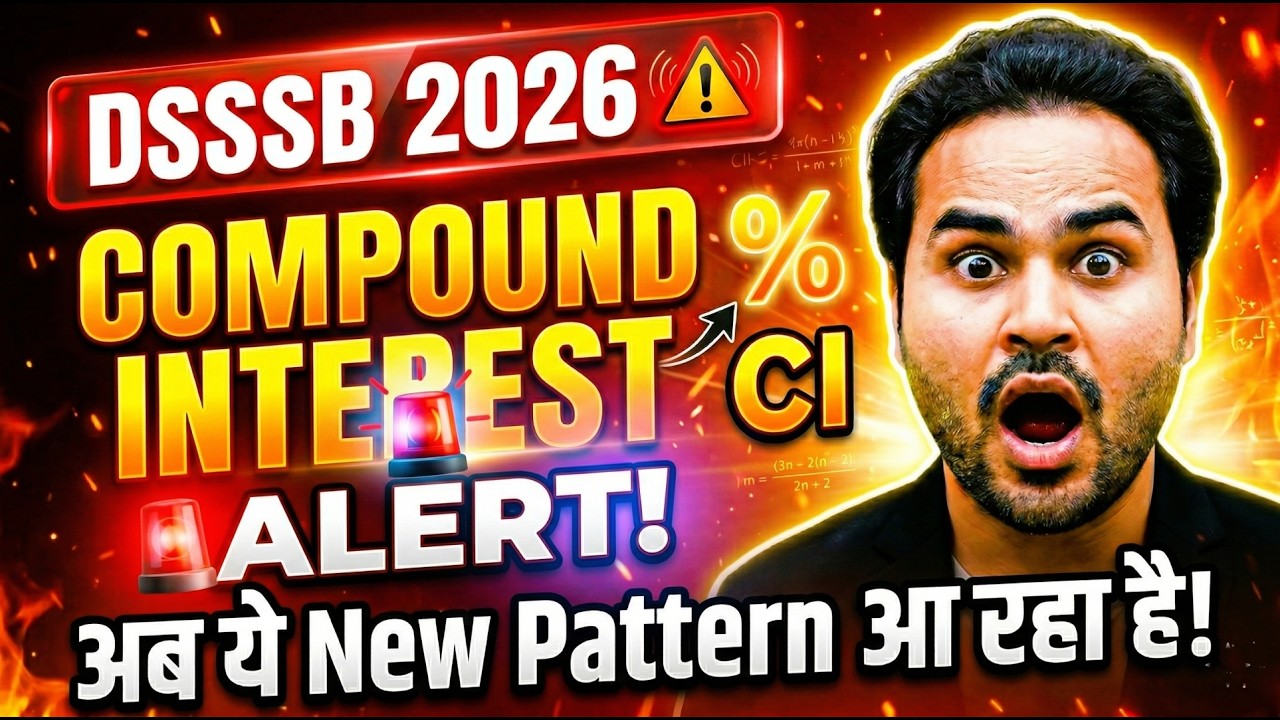 DSSSB 2026 Exam Review 🔥 Important Questions & Solutions ! #mathsbyjaisir
