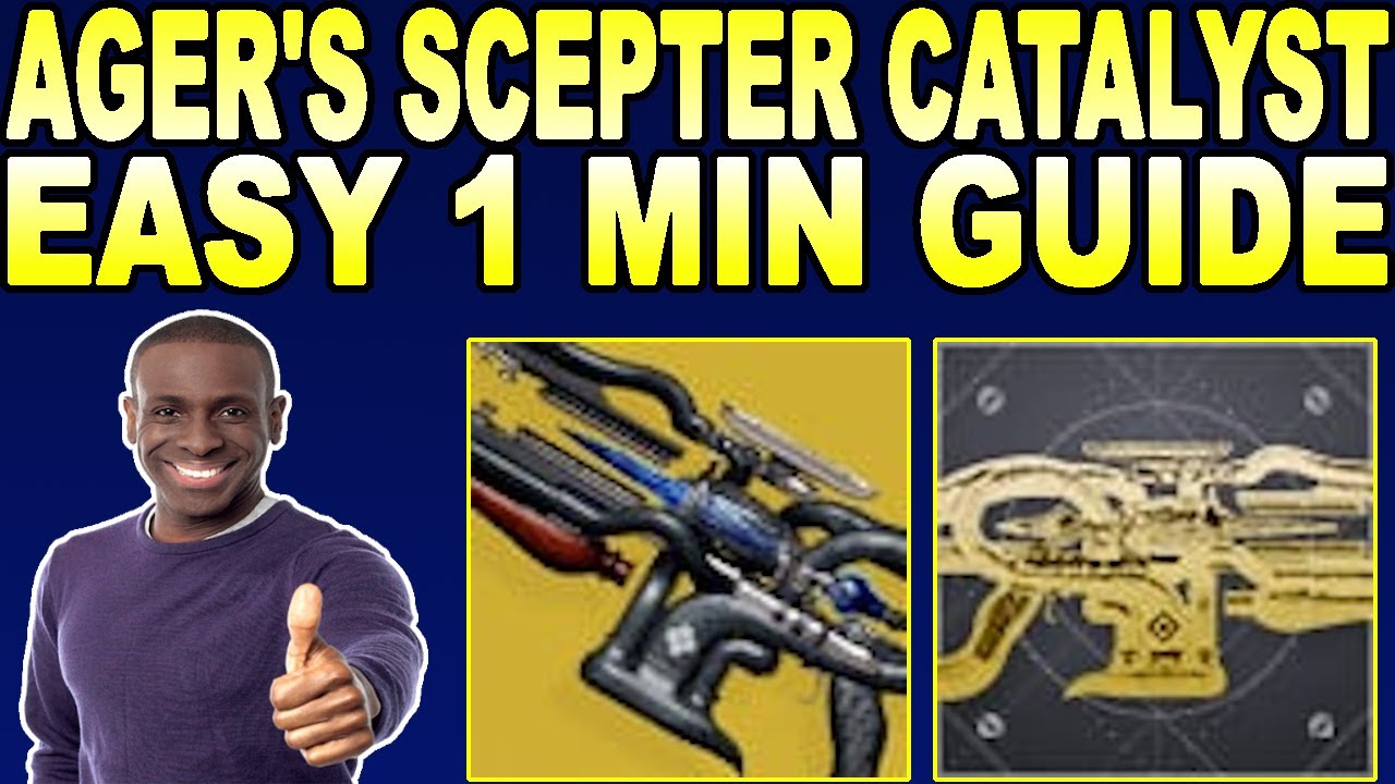 HOW TO GET Ager's Scepter Catalyst & Masterwork!- Destiny 2
