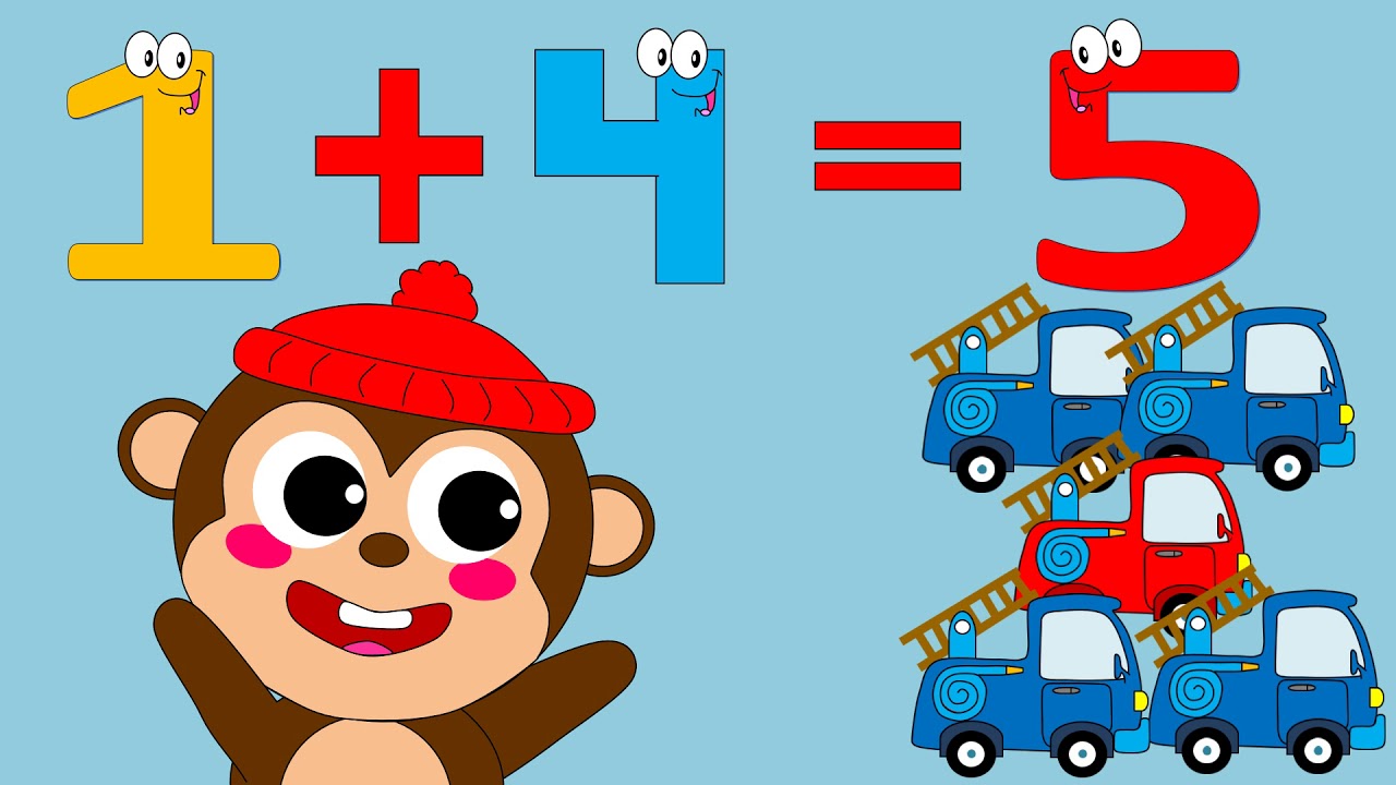 Suma para niños - Estrategias para niños de preescolar -✍Tabla del 1 - Matemática divertidas
