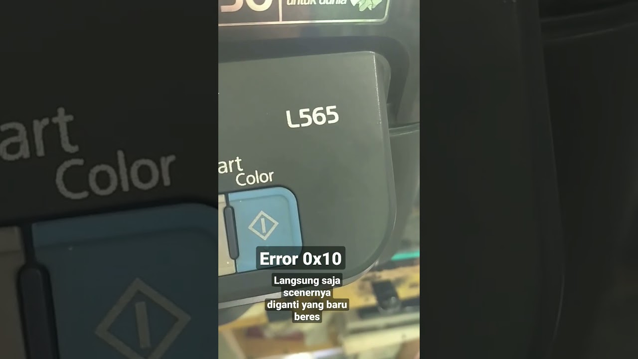 error' 0x10 Epson L565