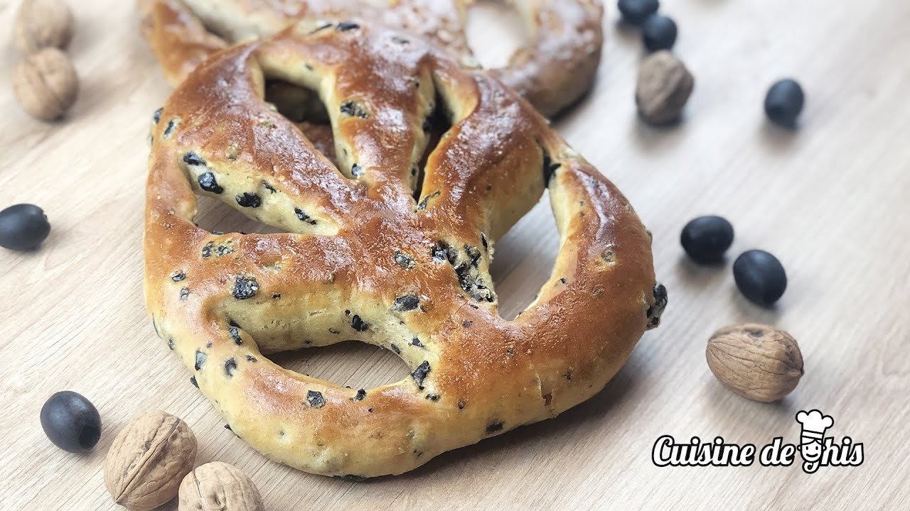 Fougasse Olive & Noix maison (pétri à la main)Spécialité provençale｜Homemade Olive & Walnut Fougasse