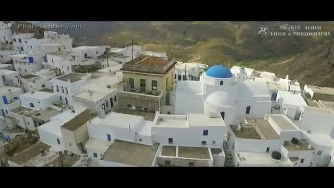 Serifos Island, Cyclades, Greece Aerial Exploration