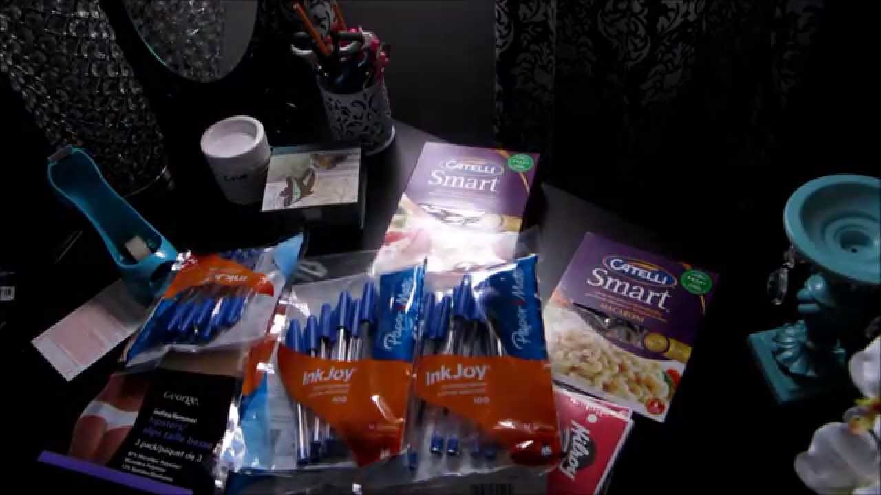 Small Walmart Haul Couponing/Price Matching (Canada)