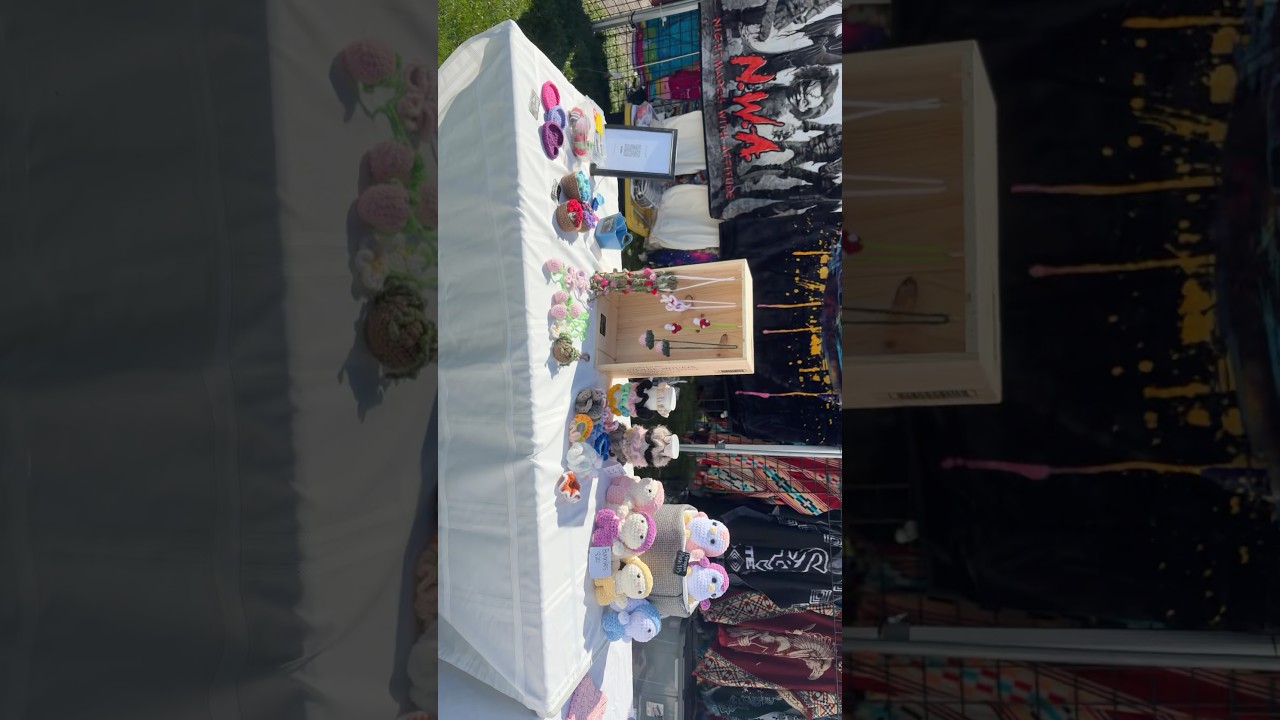 Yay market time!! (Crochet market cute plushies,keychains, coasters, car hangers, and more) #fyp