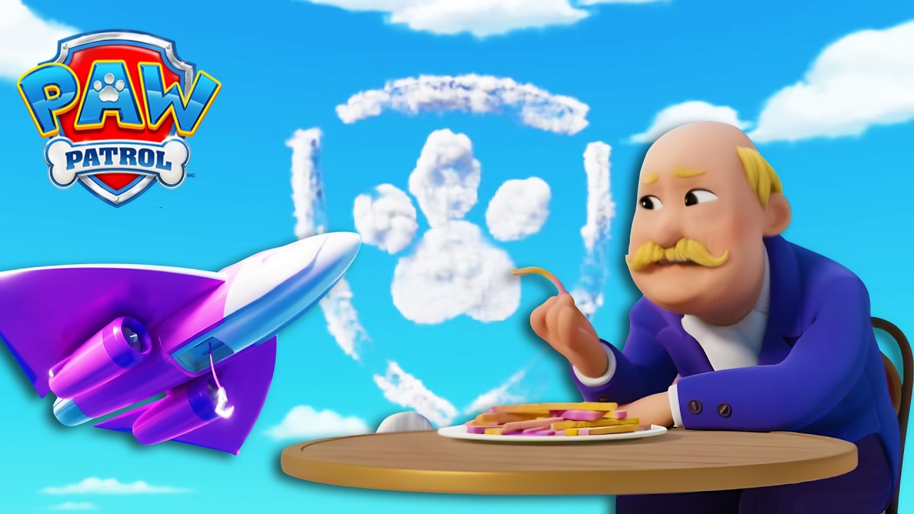 Mayor Humdinger Ruins an Air Show! 🛩️- PAW Patrol - Cartoons for Kids