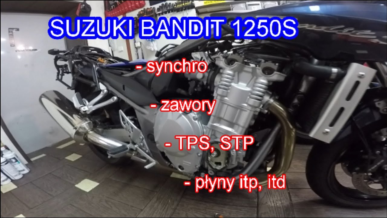SUZUKI BANDIT 1250S (cz.2) - zawory, synchronizacja, TPS, STP, płyny itp. Nie da zarobić😤 Jak żyć🤔