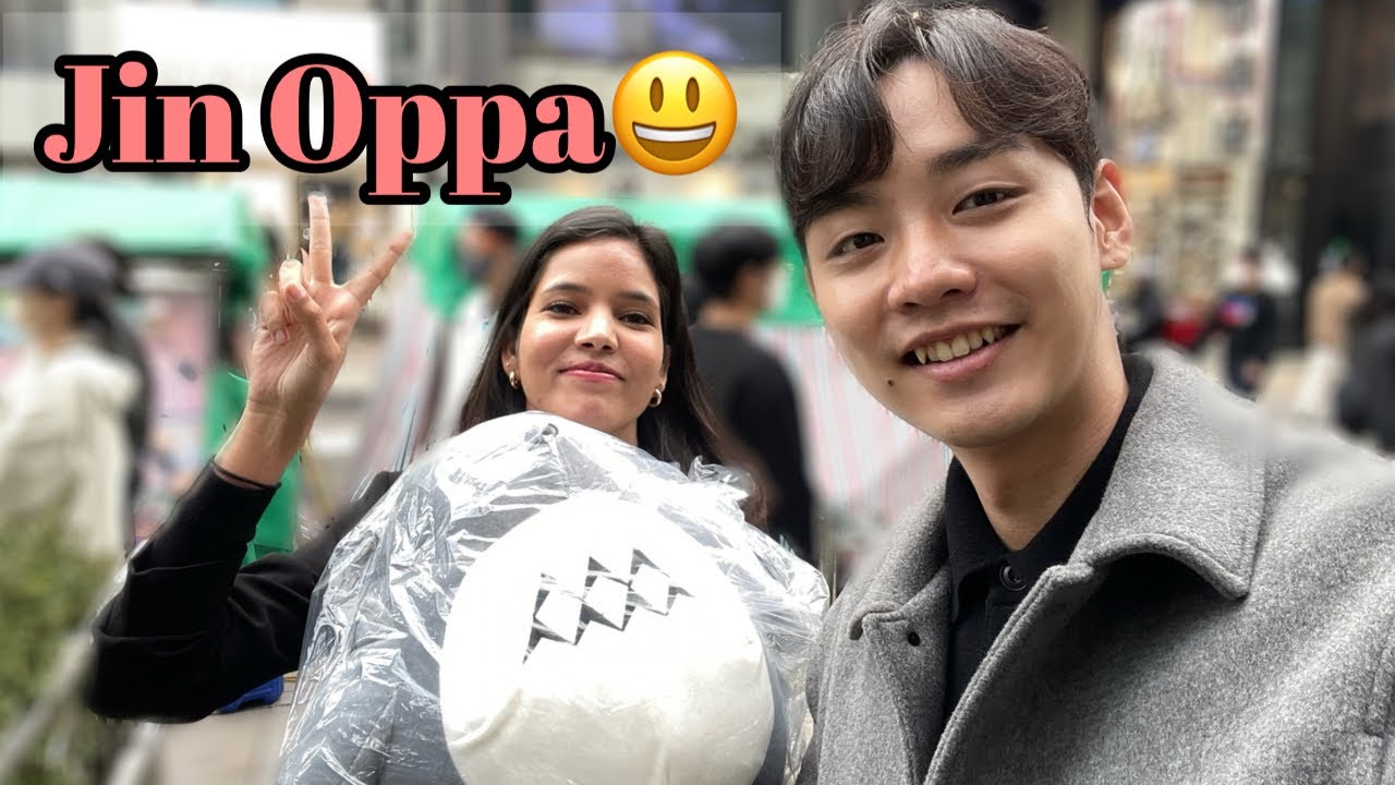 I met Jin again and we tried Tarot cards reading😃