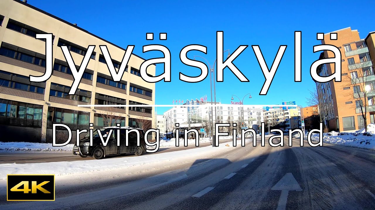 Driving in Finland Jyväskylä