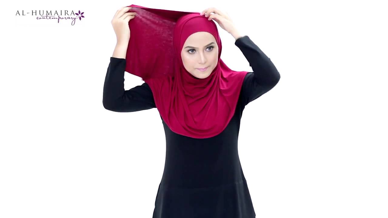 HANNA Scarf styling tutorial by Al-Humaira Contemporary