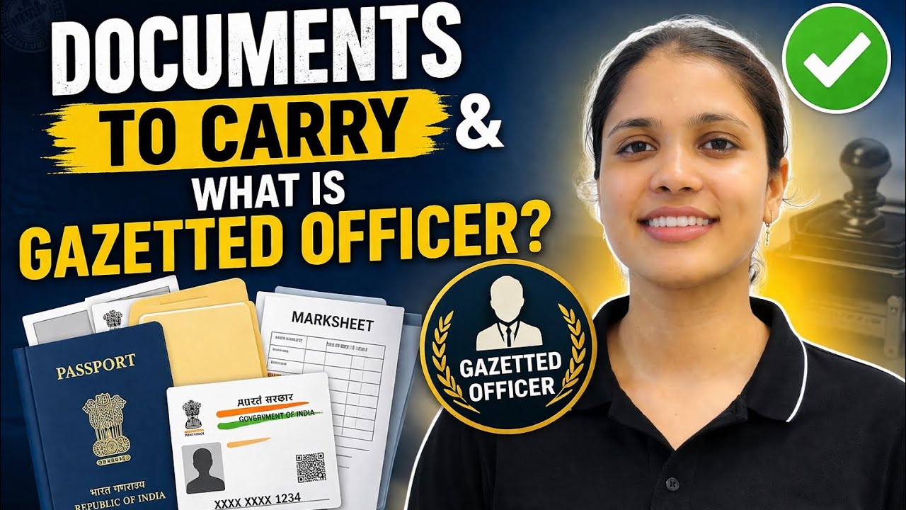 Documents to Carry for SSB + What is a Gazetted Officer? (Full Guide)