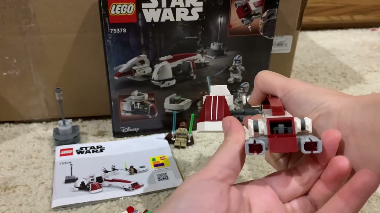 LEGO Star Wars The Mandalorian Barc Speeder Escape Review