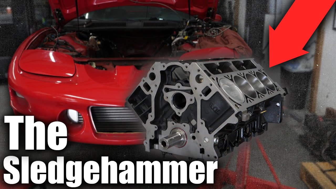 Снятие Bens 2002 Pontiac Trans Am Procharged LS1 и трансмиссии.