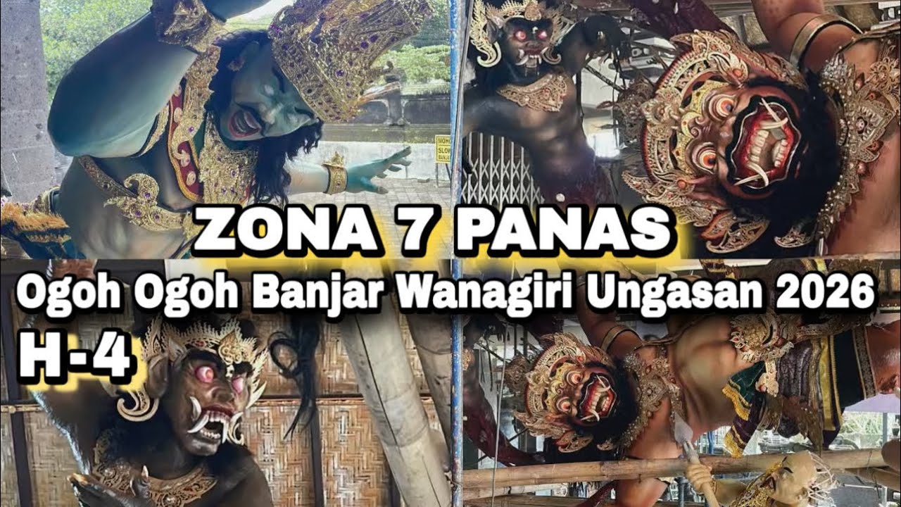 H-4 ZONA 7 PANAS - Update Terkini Menjelang Penilaian Ogoh Ogoh Banjar Wanagiri Ungasan 2026 
