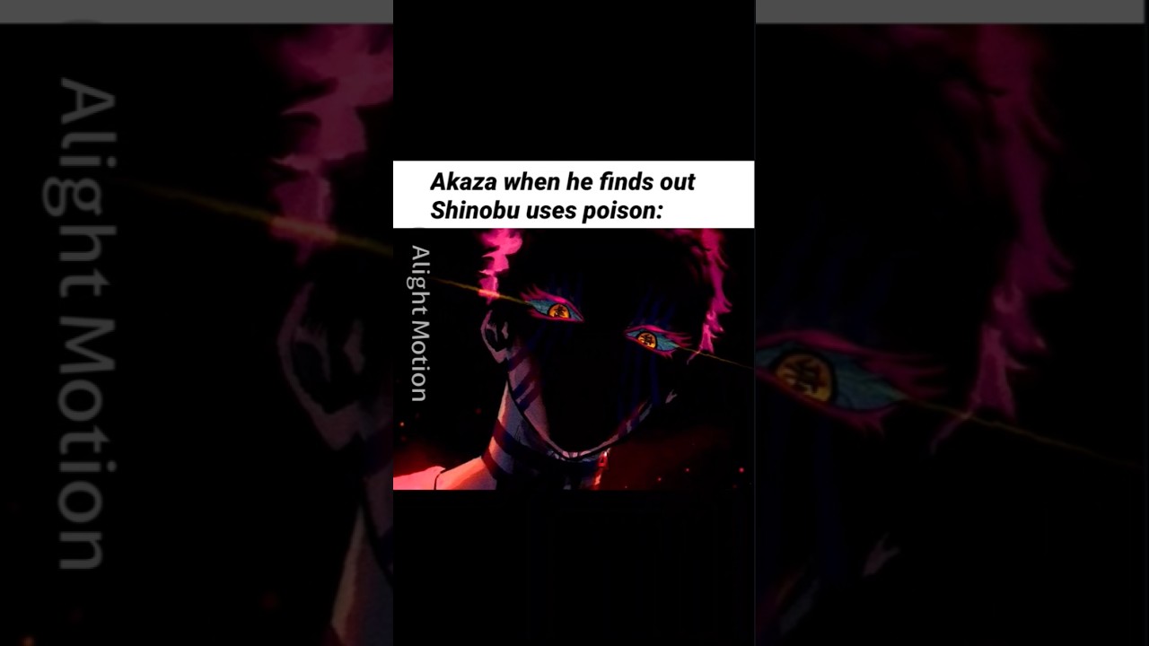Akaza would end Shinobu on the spot 😭 #edit #demonslayer #anime #shorts #akaza #shinobu #donut #fact