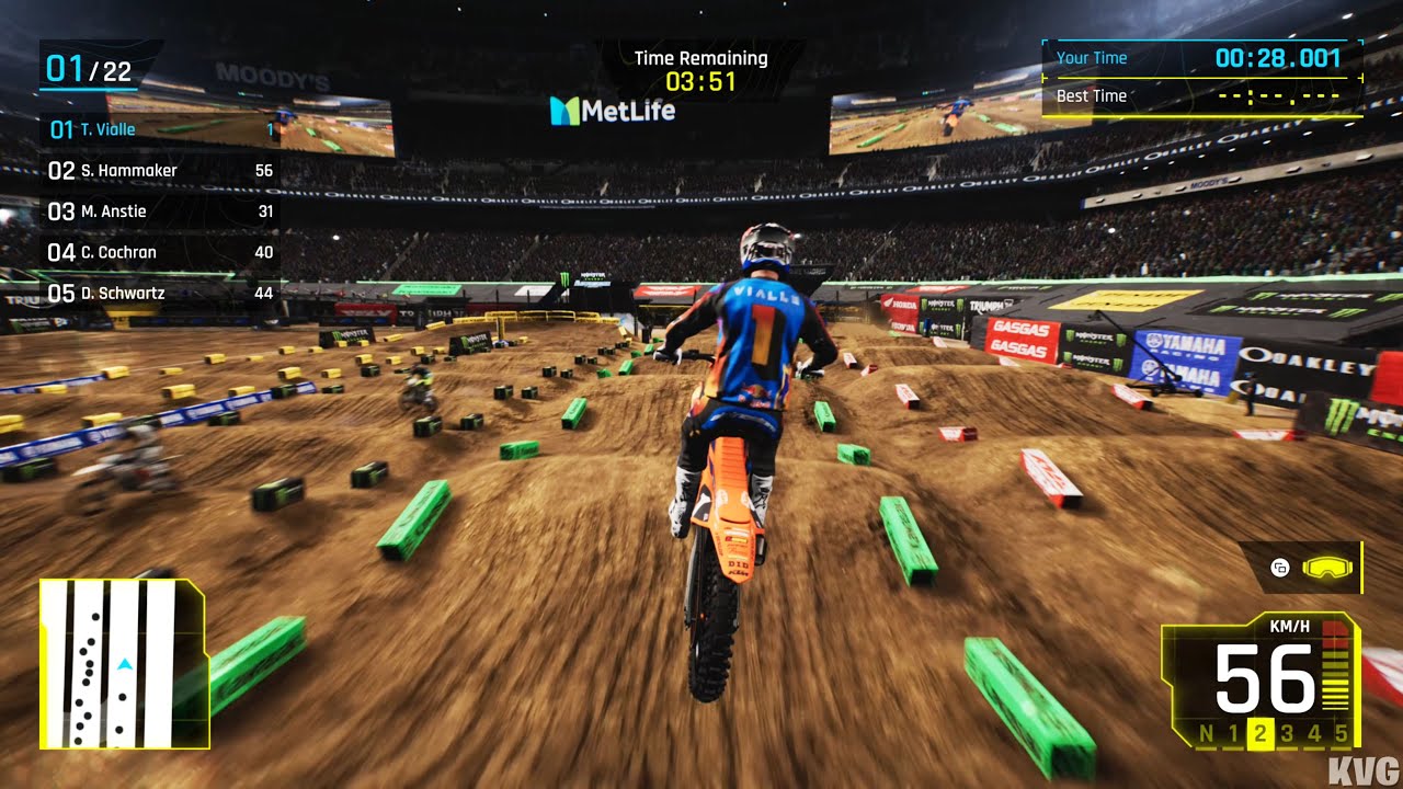 Monster Energy Supercross 25 - Tom Vialle Gameplay (PC UHD) [4K60FPS]