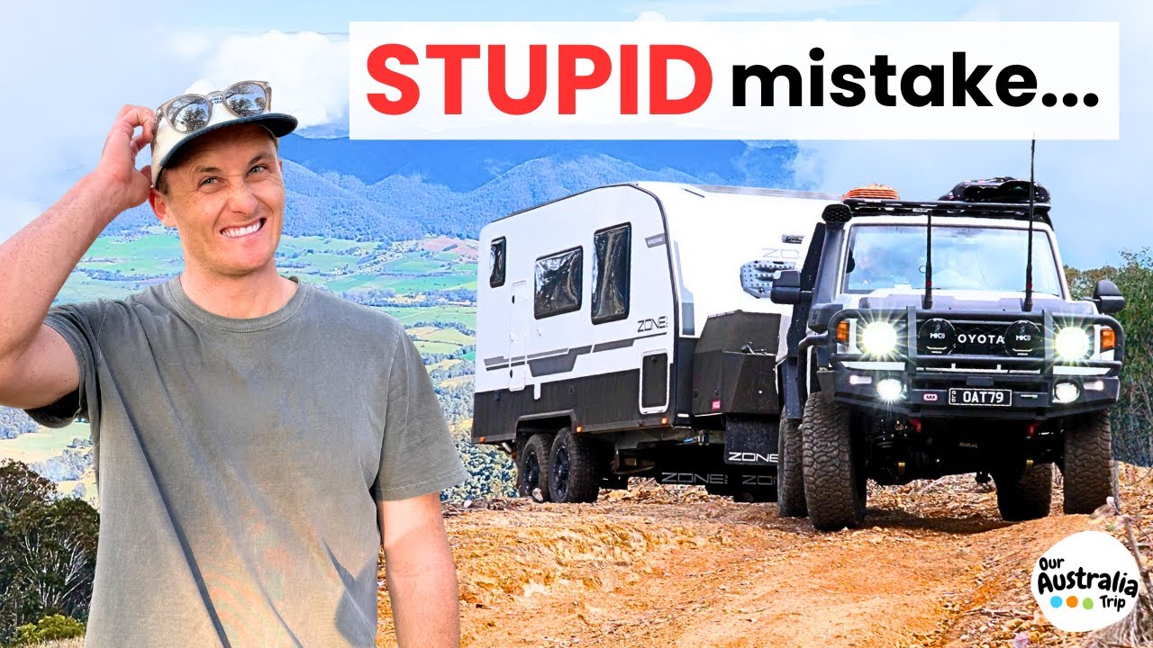 SCARIEST Track We've Ever Done with our OffRoad Caravan (Never Again!) Victorian High Country [EP87]