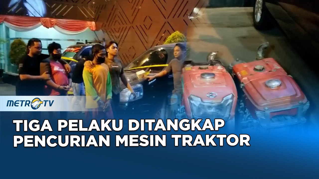 Pelaku Pencurian Mesin Traktor di Ngawi Diciduk Polisi