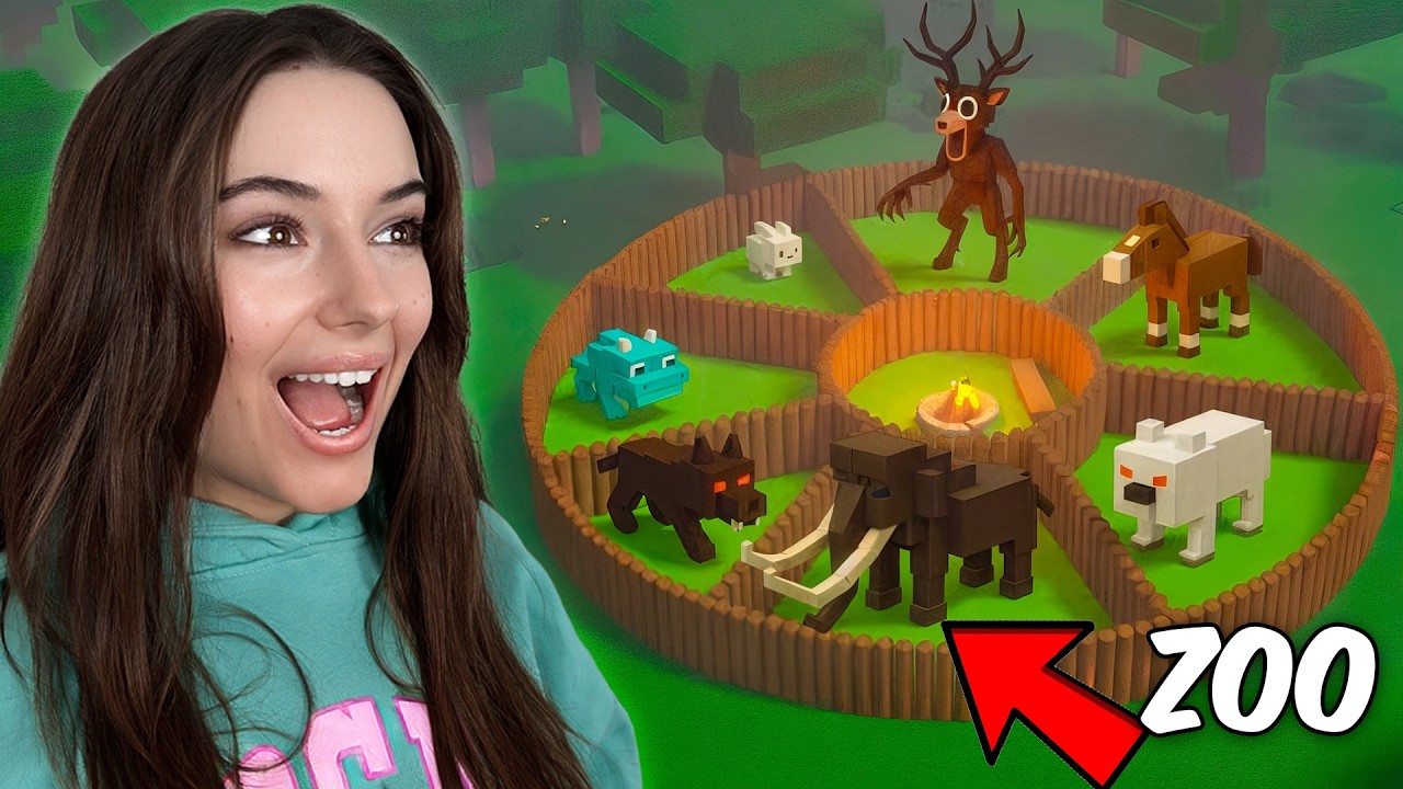 ZROBILIŚMY BAZĘ ZOO W 99 NOCY W LESIE!