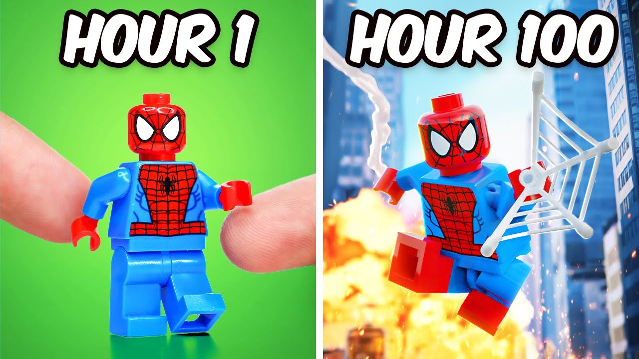 Покадровая анимация LEGO 1 против 100 часов